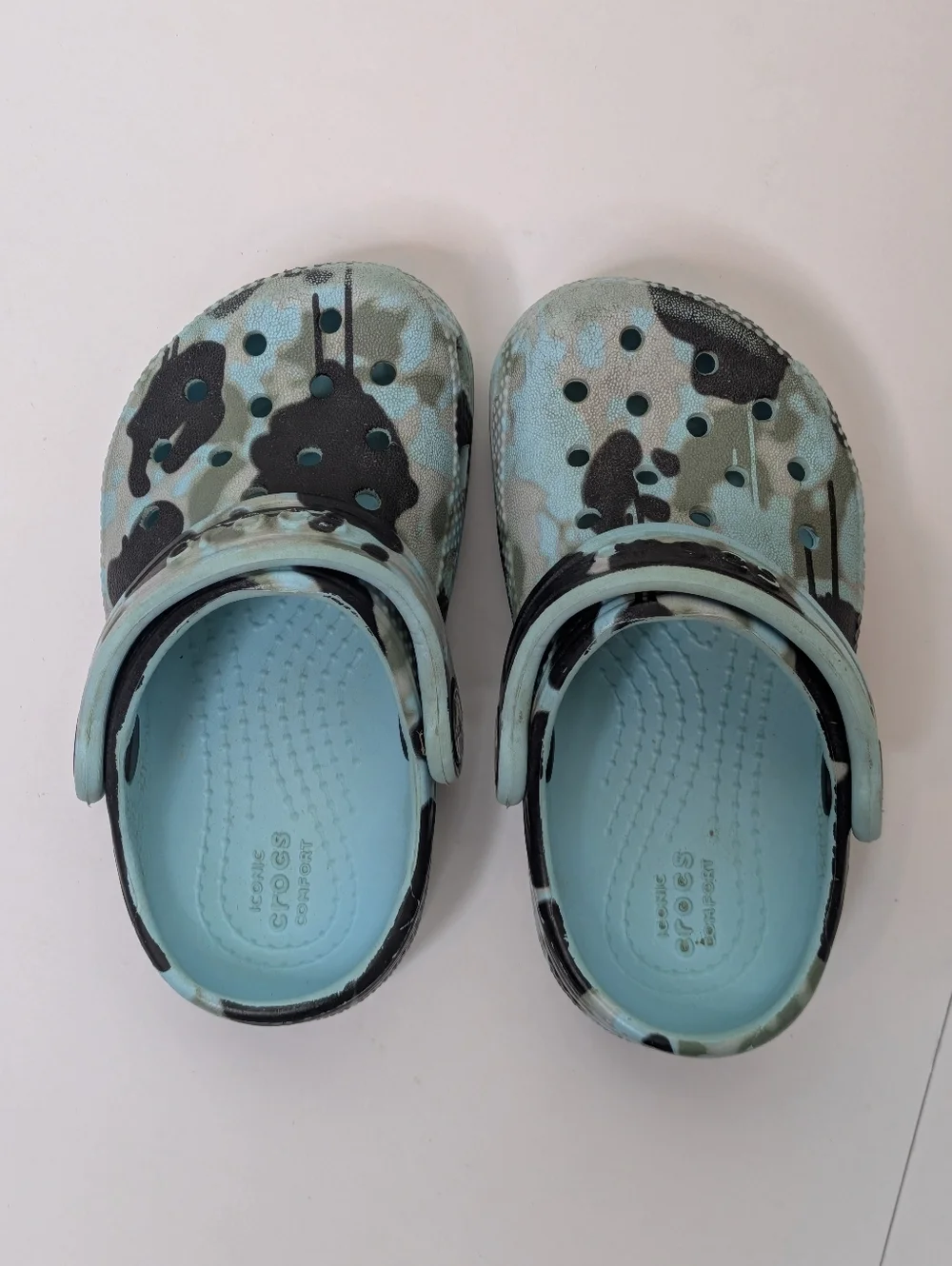 Crocs Camouflage Camo Water Shoe Sandal 6T